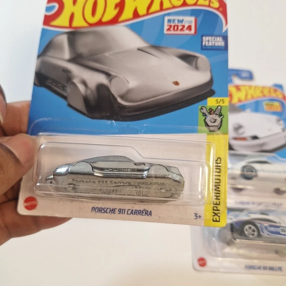 Hot Wheels Porsche 6 Cars‎ Target Red / Zamac / Keychain/ 911 Rally Some Damage